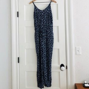 BANANA REPUBLIC Navy Floral Jumpsuit 4